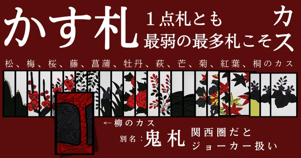 花札のかす札一覧