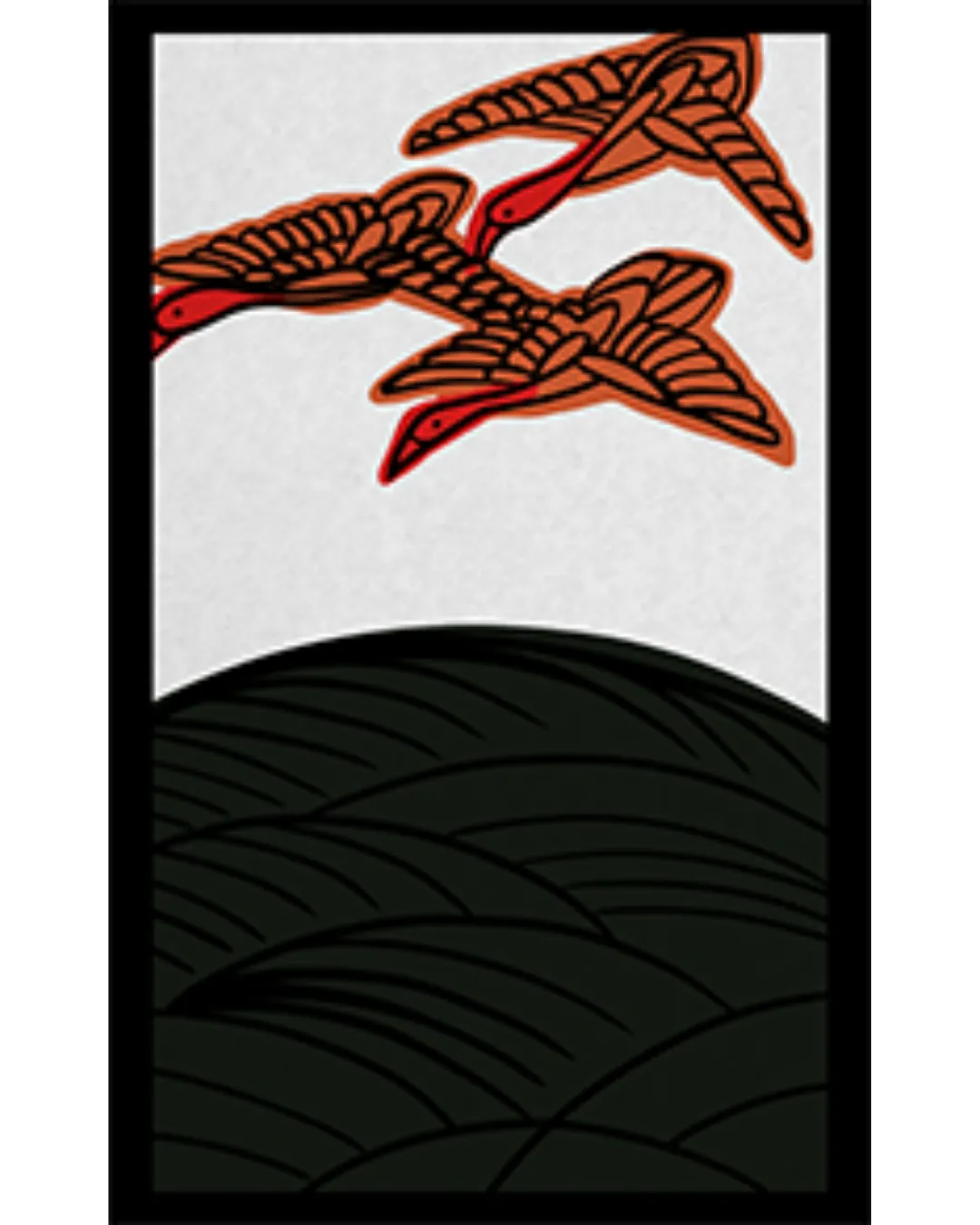 芒に雁